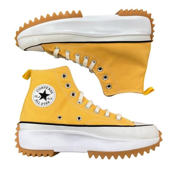 Converse Run Star Hike Hi Citron Zest Gum Women's 8 - Picture 4 of 8